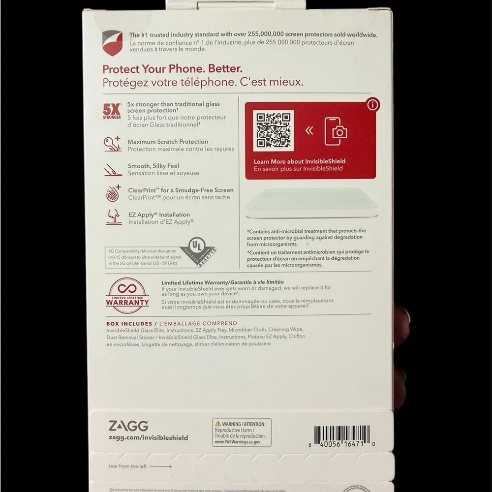 ZAGG Glass Elite Screen Protector for iPhone 14 Pro - Clear